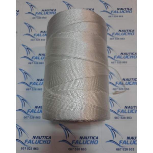 Naylon trenzado 8840 - 1.3 mm. Blanco