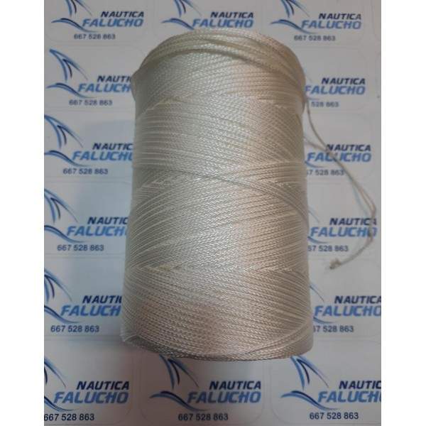 Naylon trenzado 8843 - 2.2 mm. Blanco