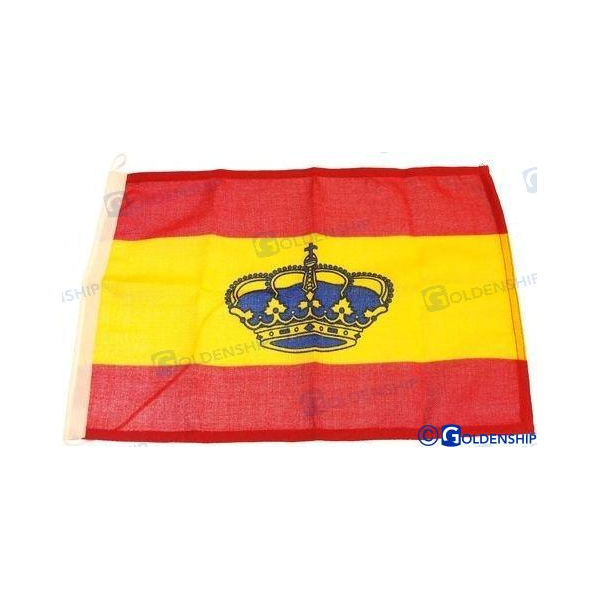 Bandera España 20x30 Con Corona