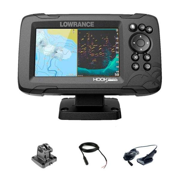 Sonda GPS Lowrance Hook Reveal 5 HDI 50/200 CHIRP DownScan