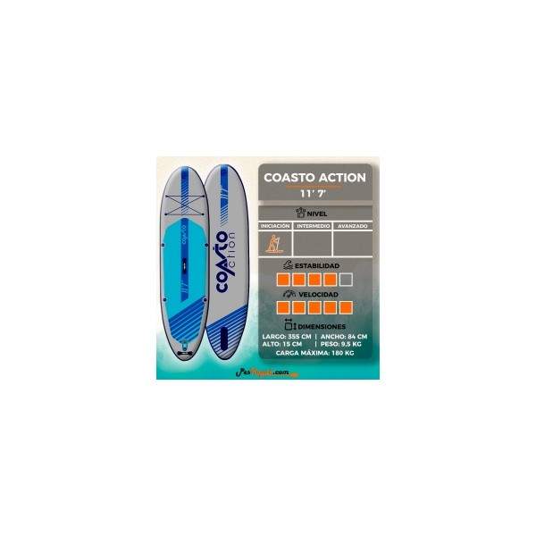 Tabla de Paddle Surf Coasto Action SP3 11’7’’