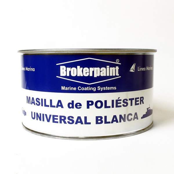 Masilla de Poliéster Universal Blanca 1.80 kg.