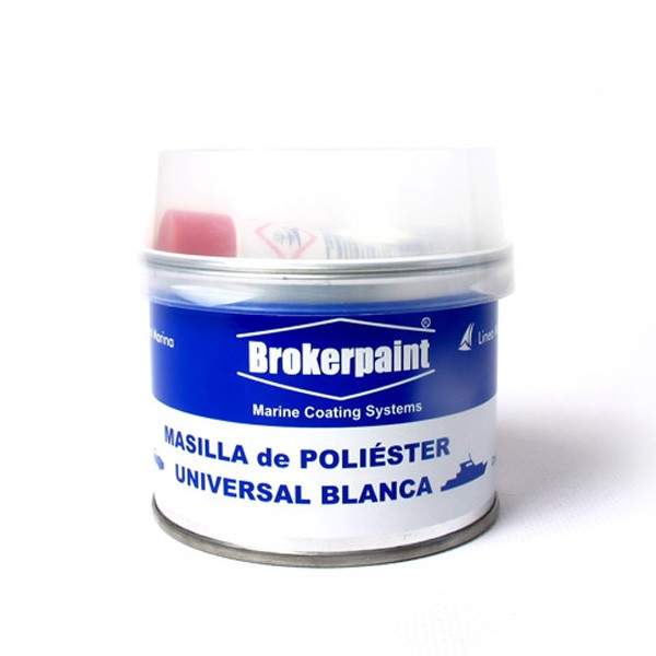 Masilla de Poliéster Universal Blanca 0.20 kg.