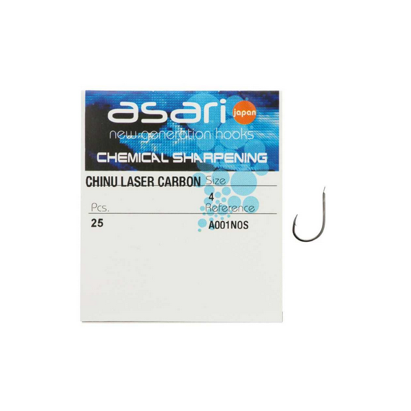 Asari Anzuelo Chinu Laser Carbon