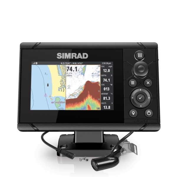 Simrad Cruise 5 con Transductor 83/200 kHz